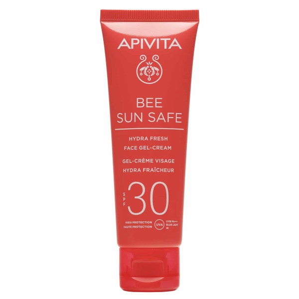 Apivita Bee Sun Safe Αντηλιακή Ενυδατική Κρέμα-Gel Προσώπου Spf30 50 ml product photo