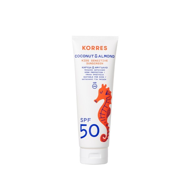 Korres Coconut & Almond Kids Sensitive Sunscreen SPF50 250 ml product photo