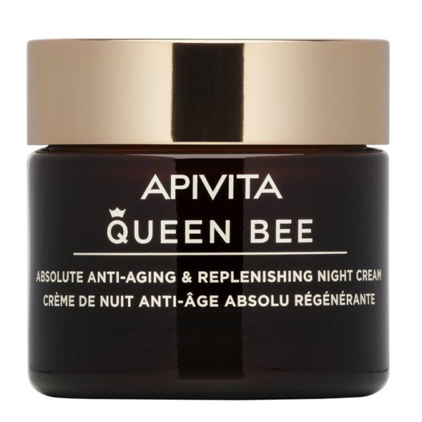 Apivita Queen Bee Κρέμα Νύχτας Απόλυτης Αντιγήρανσης & Εντατικής Θρέψης 50ml product photo