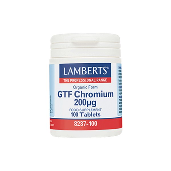 Lamberts Gtf Chromium 200Mcg 100 Κάψουλες product photo
