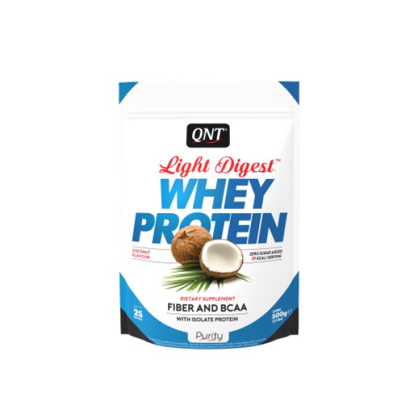QNT Light Digest Whey Protein Coconut 500 gr product photo