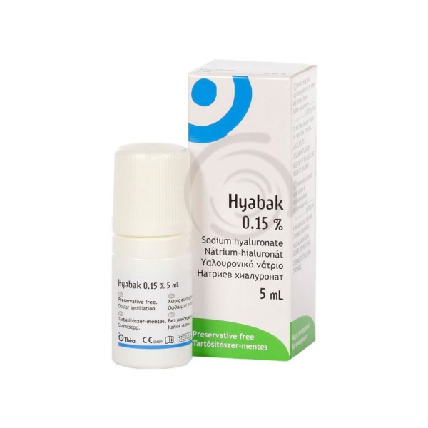 Hyabak Protector 0.15% - Οφθαλμικές Σταγόνες Με Υαλουρονικό Νάτριο 5 ml product photo