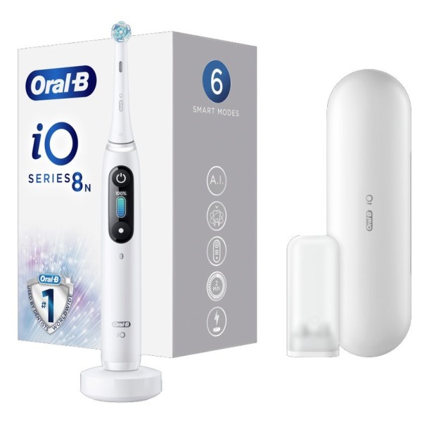 Oral-B iO Series 8 Magnetic White Alabaster 1 τεμ product photo
