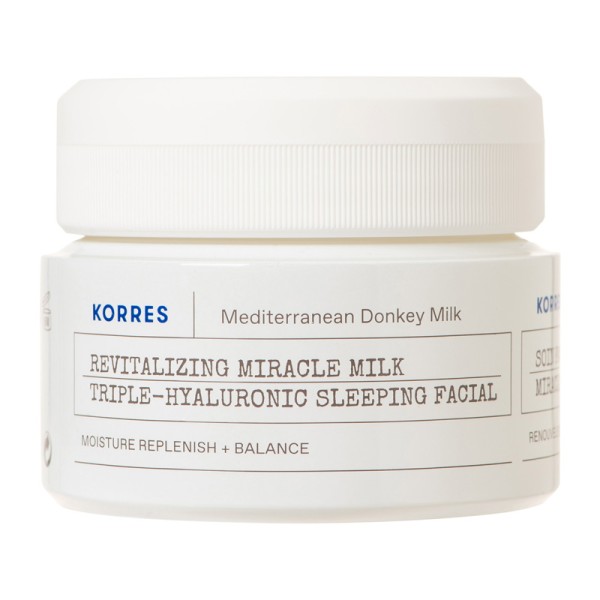 Korres Mediterranean Donkey Milk Revitalizing Miracle Triple Hyaluronic Sleeping Facial Milk 40ml product photo