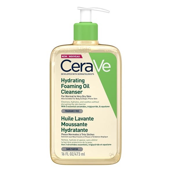 Cerave Hydrating Foaming Oil Cleanser 473ml product photo