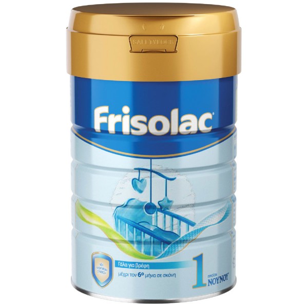 Frisolac 1 Γάλα Σε Σκόνη Από Τη Γέννηση Μέχρι 6 Μηνών 400 gr product photo