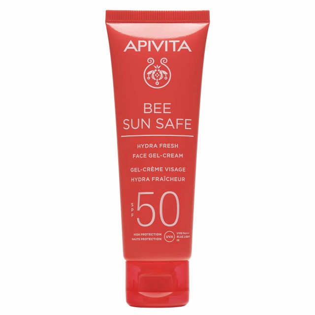 Apivita Bee Sun Safe Αντηλιακή Ενυδατική Κρέμα-Gel Προσώπου Spf50 50 ml product photo