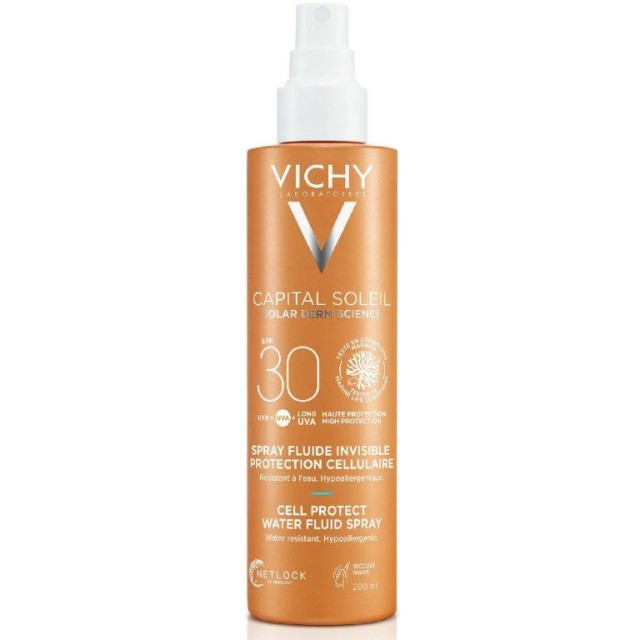 Vichy Capital Soleil Cell Protect Water Fluid Spray Spf30 200ml product photo