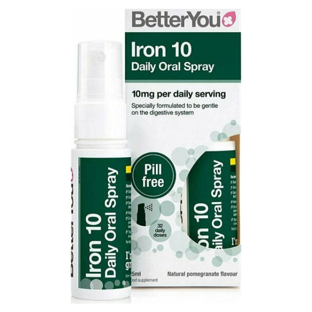 BetterYou Iron 10 Daily Oral Spray 25ml product photo