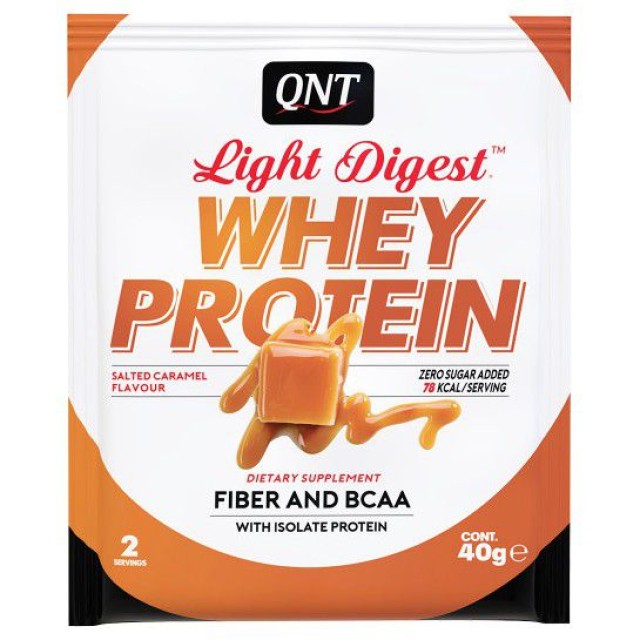 QNT Light Digest Whey Protein Salted Caramel 40 gr product photo