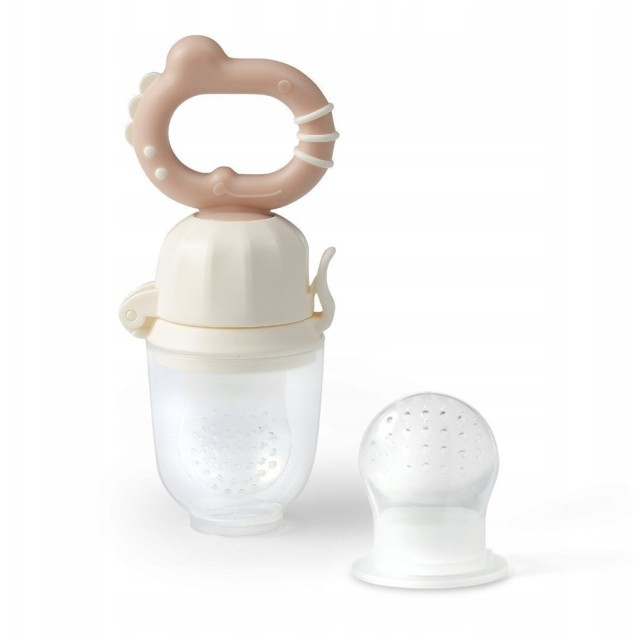 Babyono Twist-Out Θηλή Σίτισης για Φρούτα & Τροφές Dino Μπεζ 1 τεμάχιο product photo