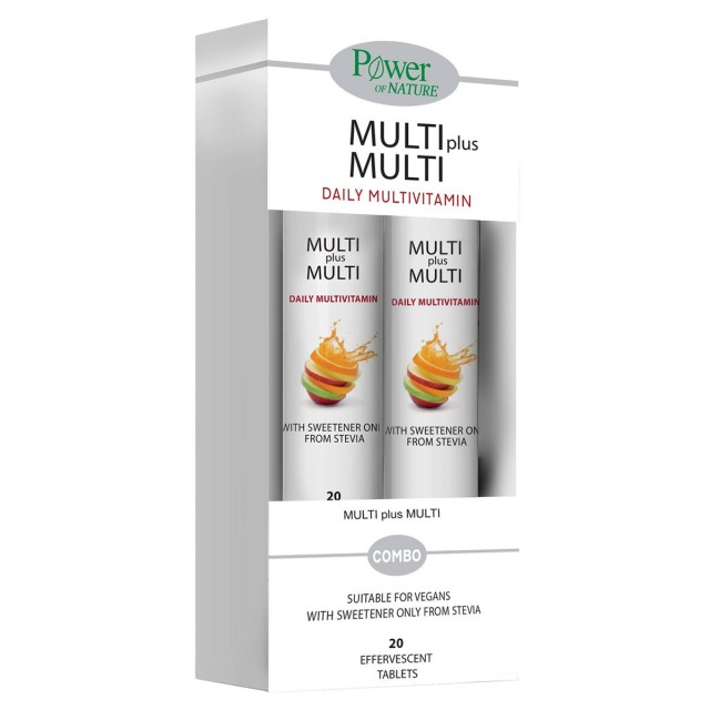Power Health Power of Nature Promo Multi Plus Multi Stevia 20 eff.tabs 1+1 Δώρο product photo