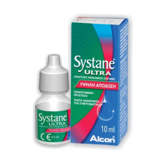 Systane Ultra Λιπαντικές Οφθαλμικές Σταγόνες 10 ml product photo