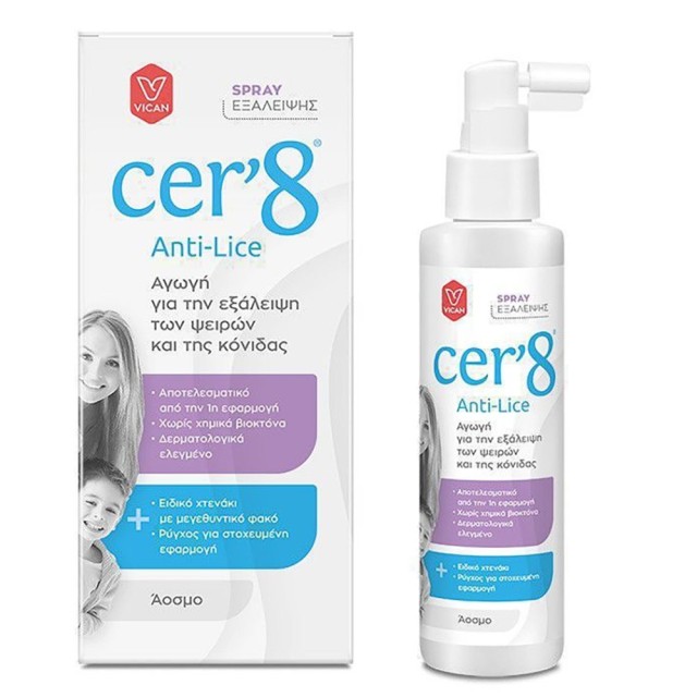 CER8 Anti-Lice Elimination Spray 125 ml product photo