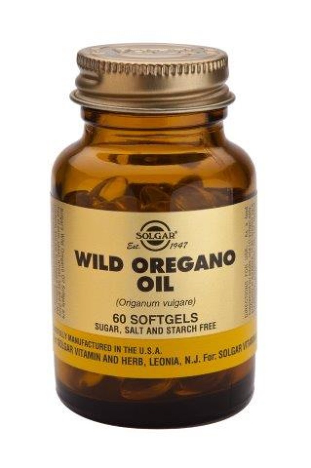 Solgar Wild Oregano Oil 60 Softgels product photo