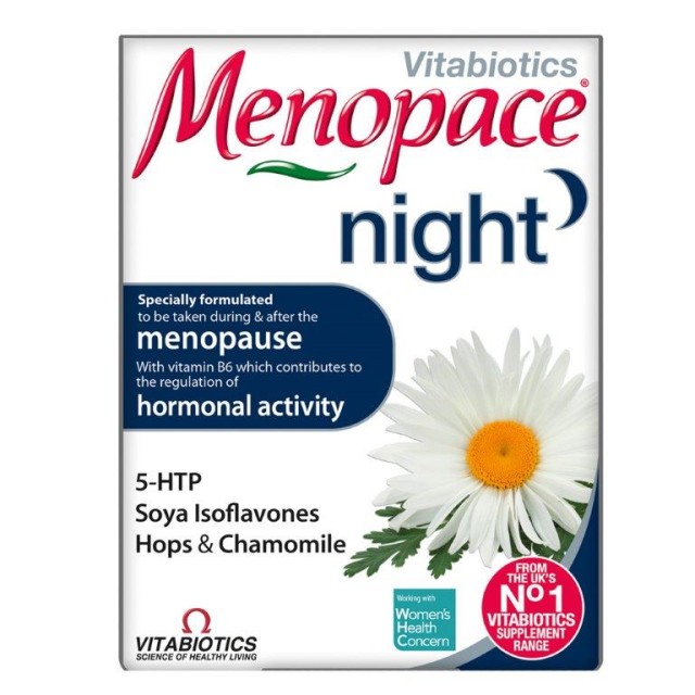 Vitabiotics Menopace Night 30 tabs product photo