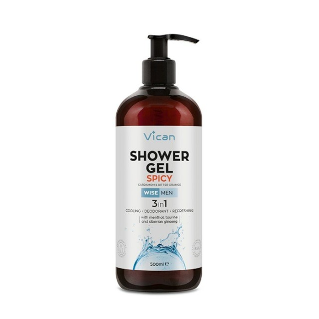 Vican Wise Men Shower Gel Spicy Ανδρικό Αφρόλουτρο 500 ml product photo