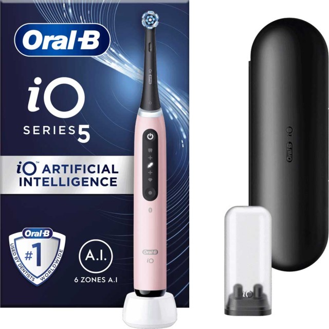 Oral-B iO Series 5 Electric Toothbrush Pink 1 τεμ product photo
