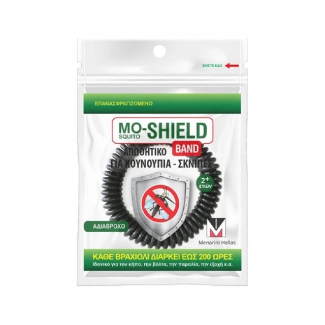 Menarini Mo-Shield Αντικουνουπικό Βραχιολάκι Μαύρο 1 Τμχ product photo