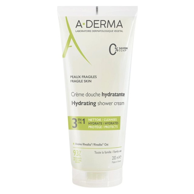 A-Derma 3in1 Hydrating Shower Cream 200ml product photo