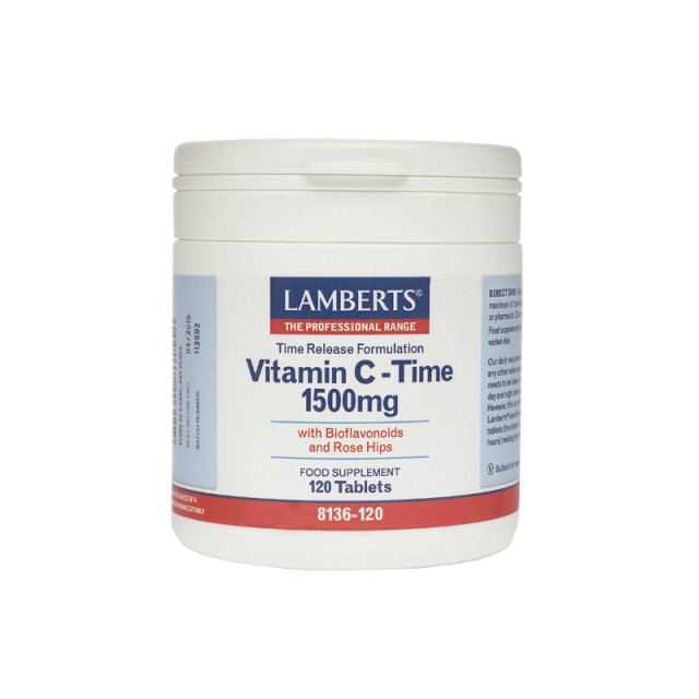 Lamberts Vitamin C 1500Mg Time Release 120 Ταμπλέτες product photo