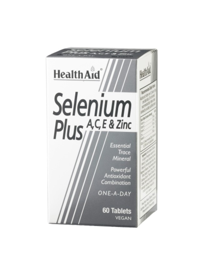Health Aid Selenium Plus A, C, E & Zinc 60 tabs product photo