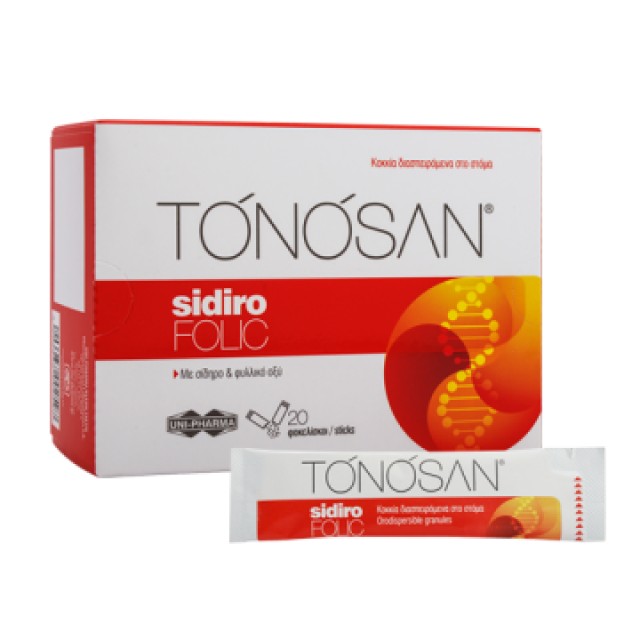 Unipharma Tonosan Sidirofolic 20 sticks product photo