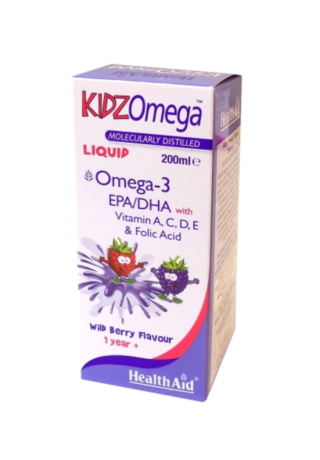 Health Aid Kidz Omega Liquid 200 ml product photo