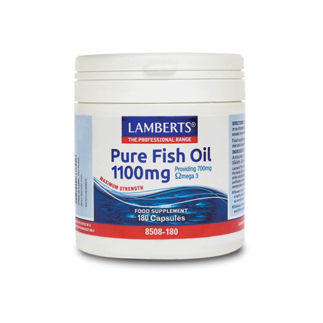 Lamberts Pure Fish Oil 1100Mg (Epa) 180 Κάψουλες (Ω3) product photo