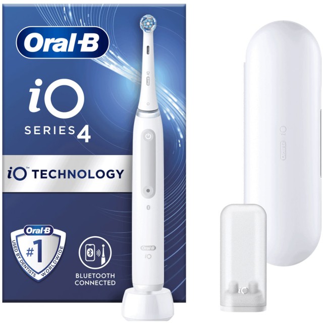 Oral-B iO Series 4 Electric Toothbrush White 1 τεμ product photo