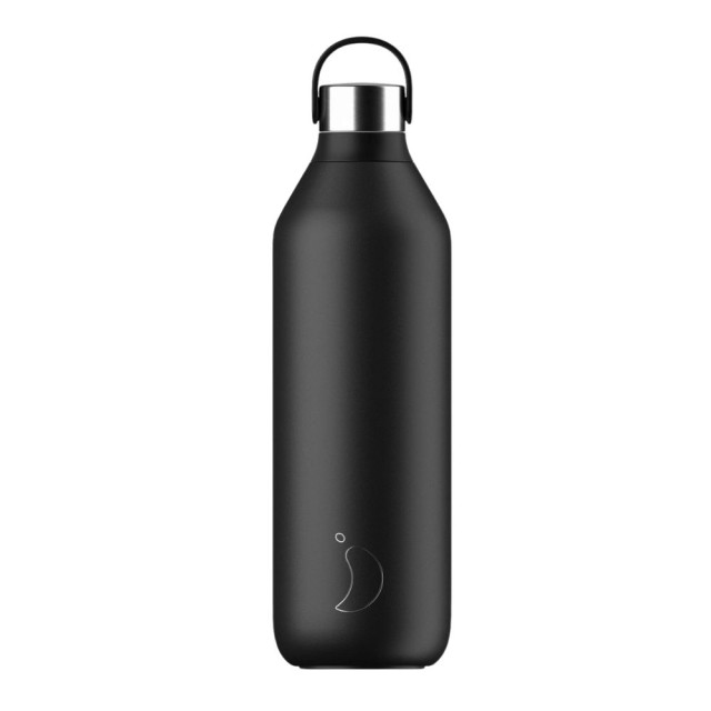 Chillys Series2 Ανοξείδωτο Μπουκάλι - Θερμός Abyss Black 1L product photo