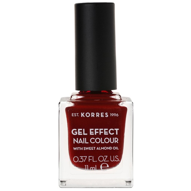 Korres Gel Effect Nail Colour 59 Wine Red Βερνίκι Νυχιών 11ml product photo