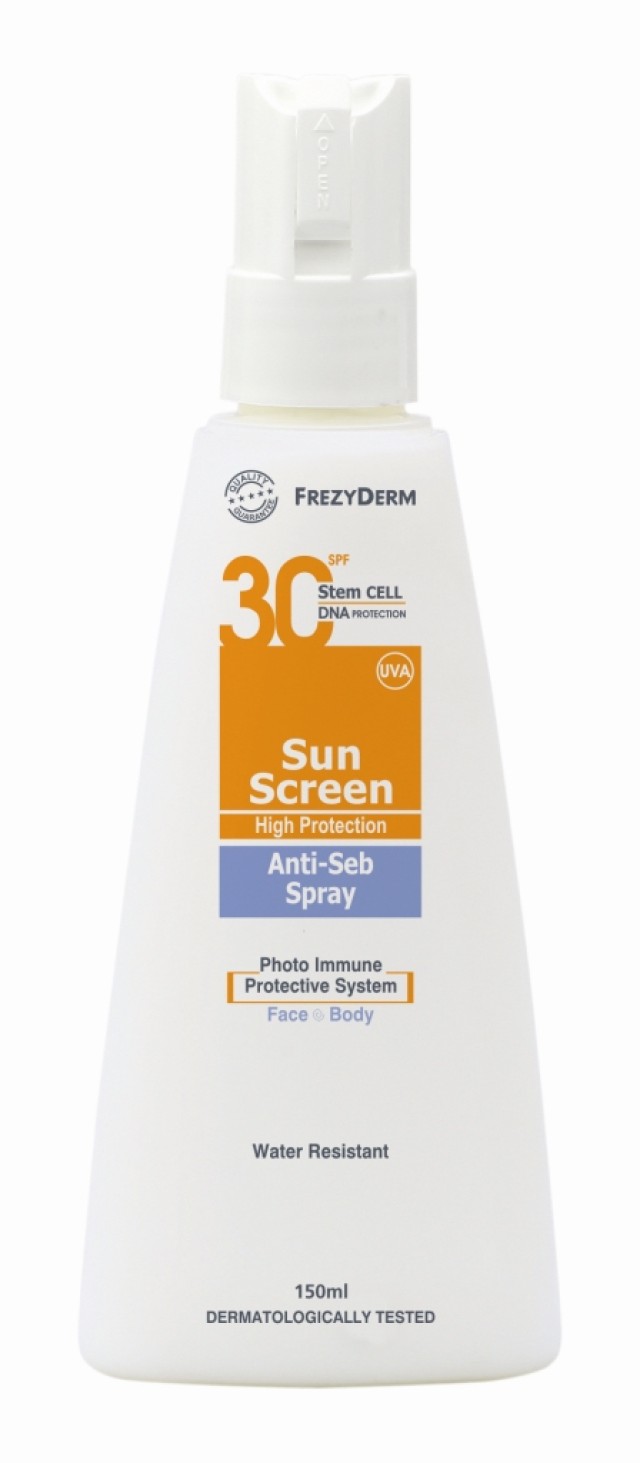 Frezyderm Sunscreen Spray Anti-Seb Spf 30 150 ml product photo