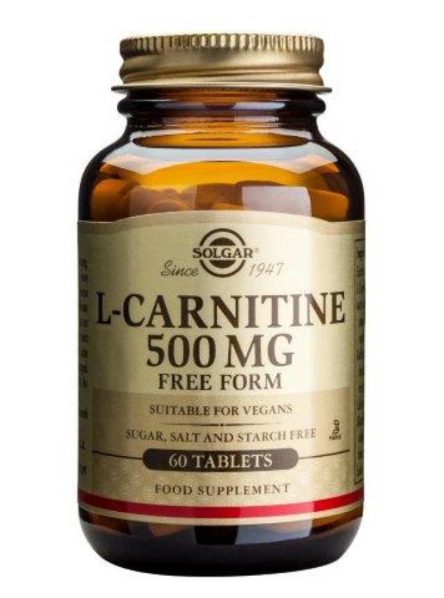 Solgar L-Carnitine 500 mg 60 Tabs product photo