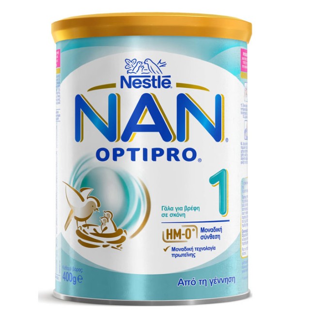 Nestle Γάλα Σε Σκόνη NAN Optipro 1 0m+ 400 gr product photo