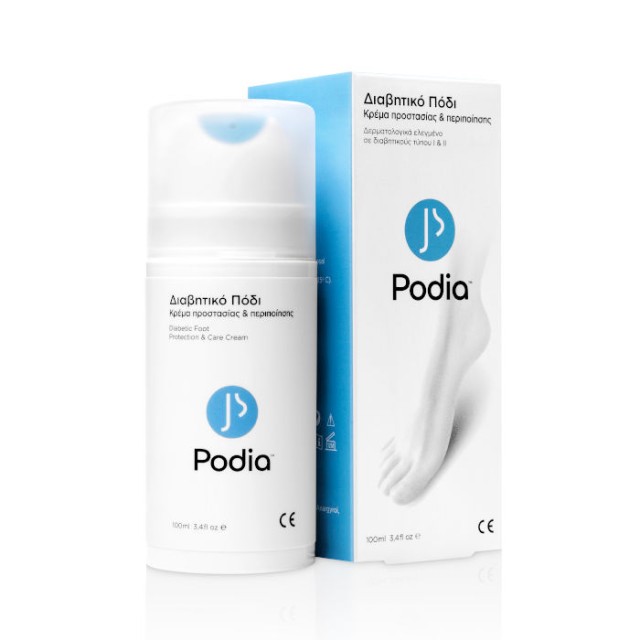 Podia Diabetic Foot Cream Διαβητικό Πόδι - Κρέμα Προστασίας 100 ml product photo