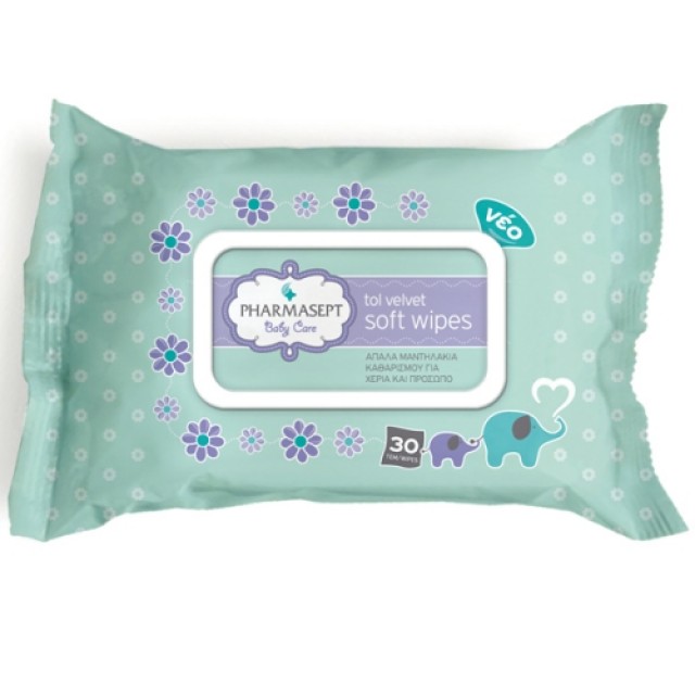 Pharmasept Baby Care Soft Wipes 30 τμχ. product photo