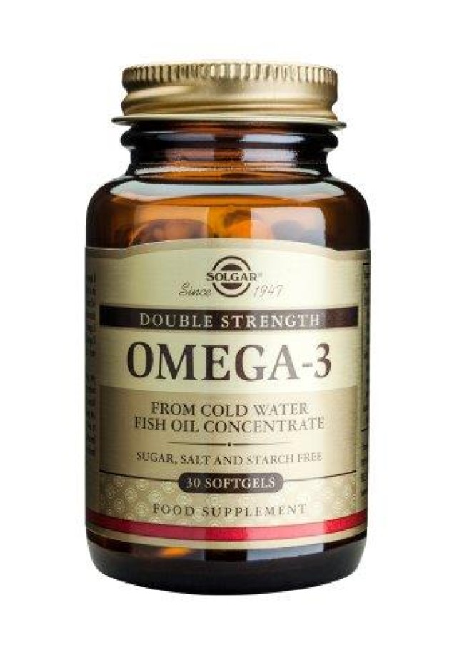 Solgar Omega-3 Double Strength 30 Softgels product photo