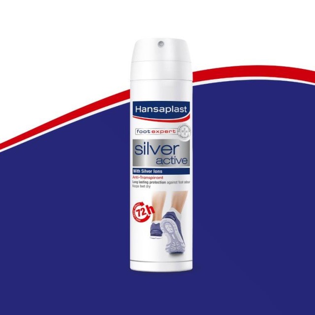 Hansaplast Antibacterial Αντιδρωτικό Σπρέυ Ποδιών (Silver Active) 150 ml product photo