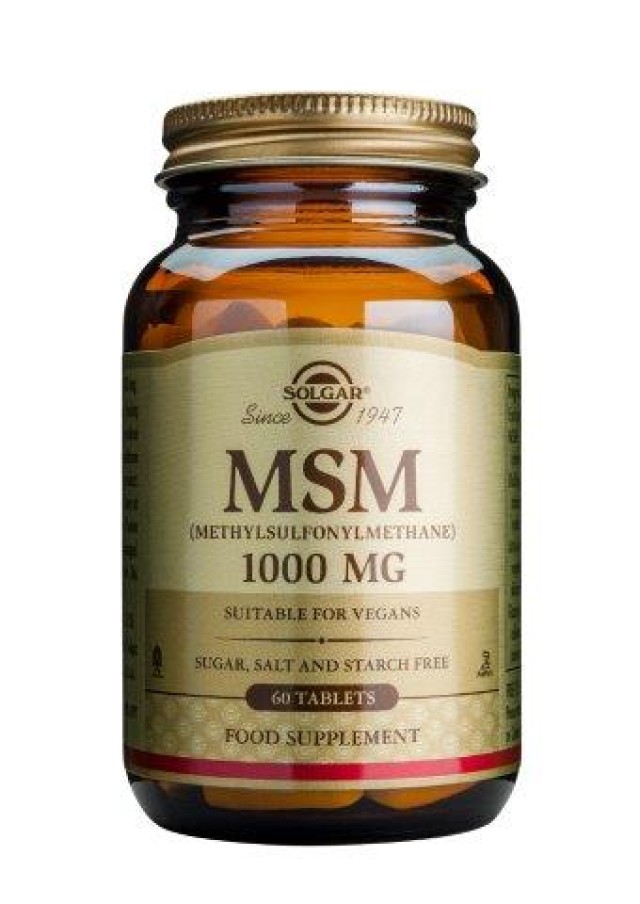 Solgar Msm 1000 mg 60 Tabs product photo