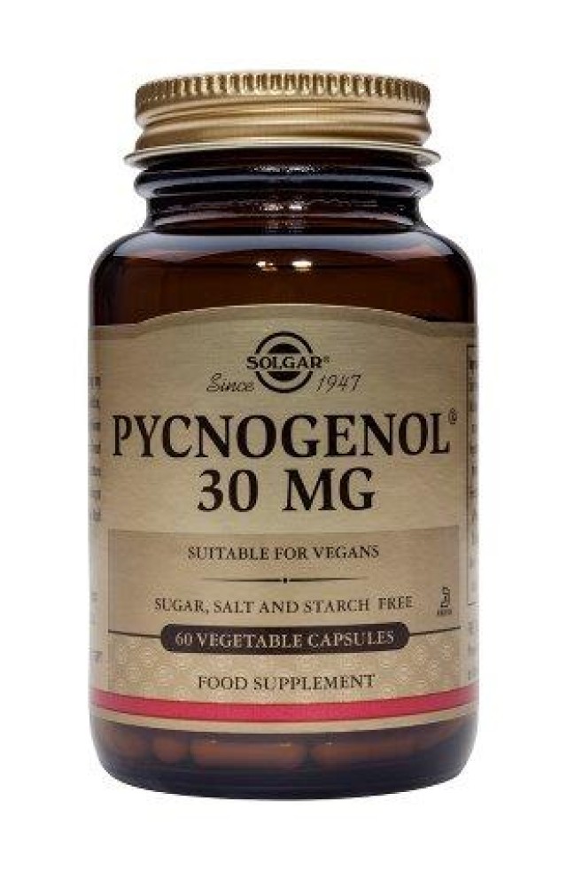 Solgar Pycnogenol 30 mg 60 Veg.Caps product photo