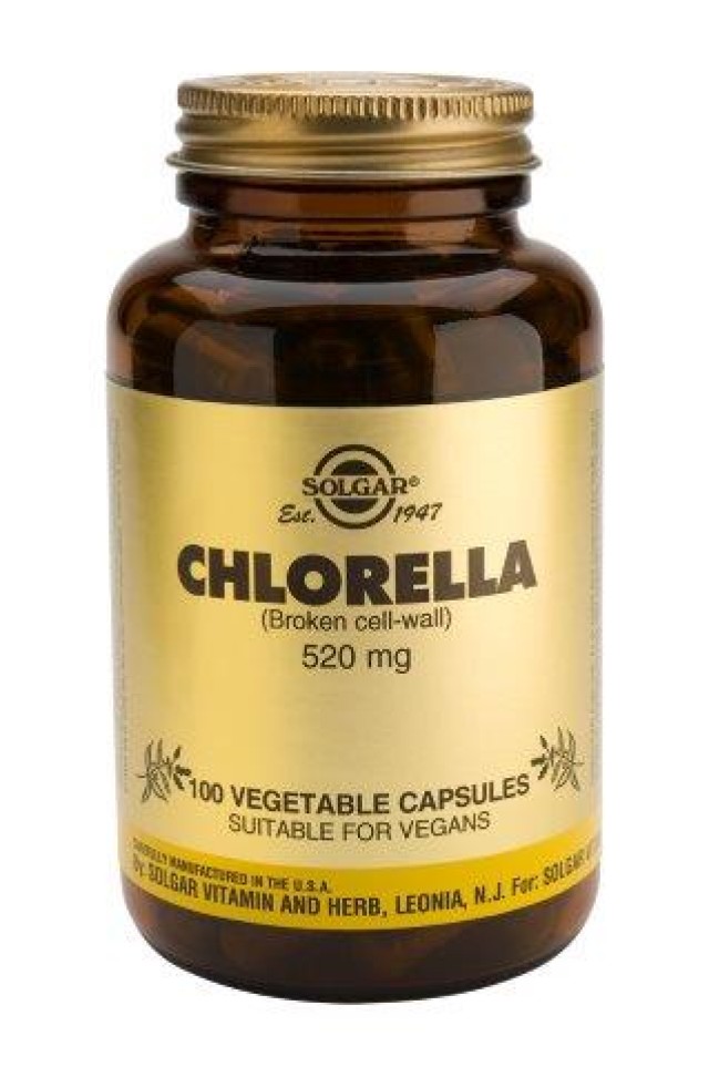 Solgar Chlorella 100 Veg.Caps product photo