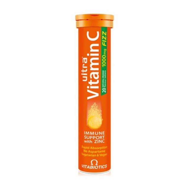 Vitabiotics Ultra Vitamin C Fizz 1.000 mg 20 eff. tabs product photo