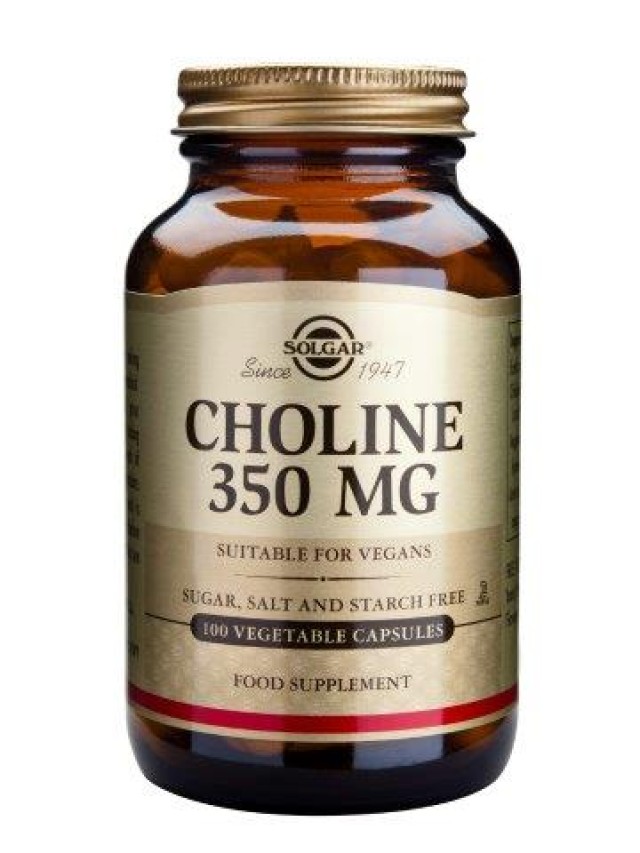 Solgar Choline 350 mg 100 Veg.Caps product photo