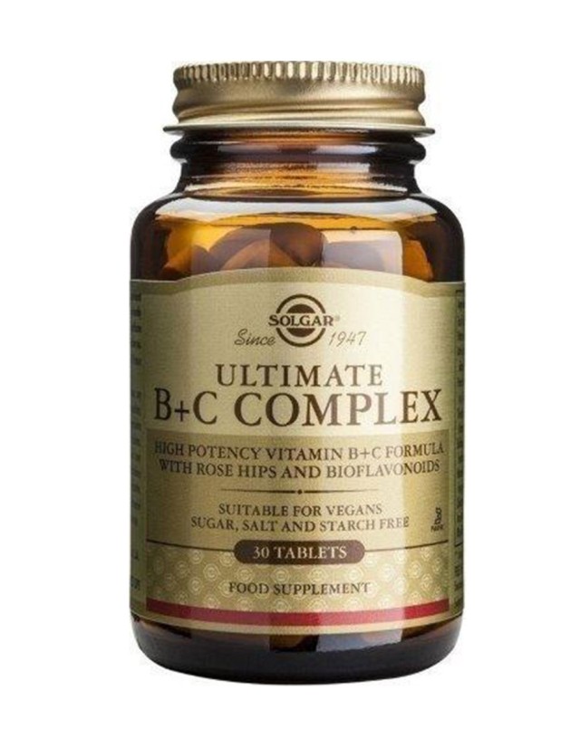 Solgar Ultimate B+C Complex 30 Tabs product photo