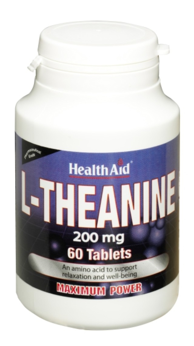 Health Aid L-Theanine 200 mg 60 tabs product photo