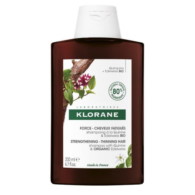 Klorane Quinine Σαμπουάν για Ενδυνάμωση & Τριχόπτωση με Κινίνη και Βιολογικό Εντελβάις 200ml product photo