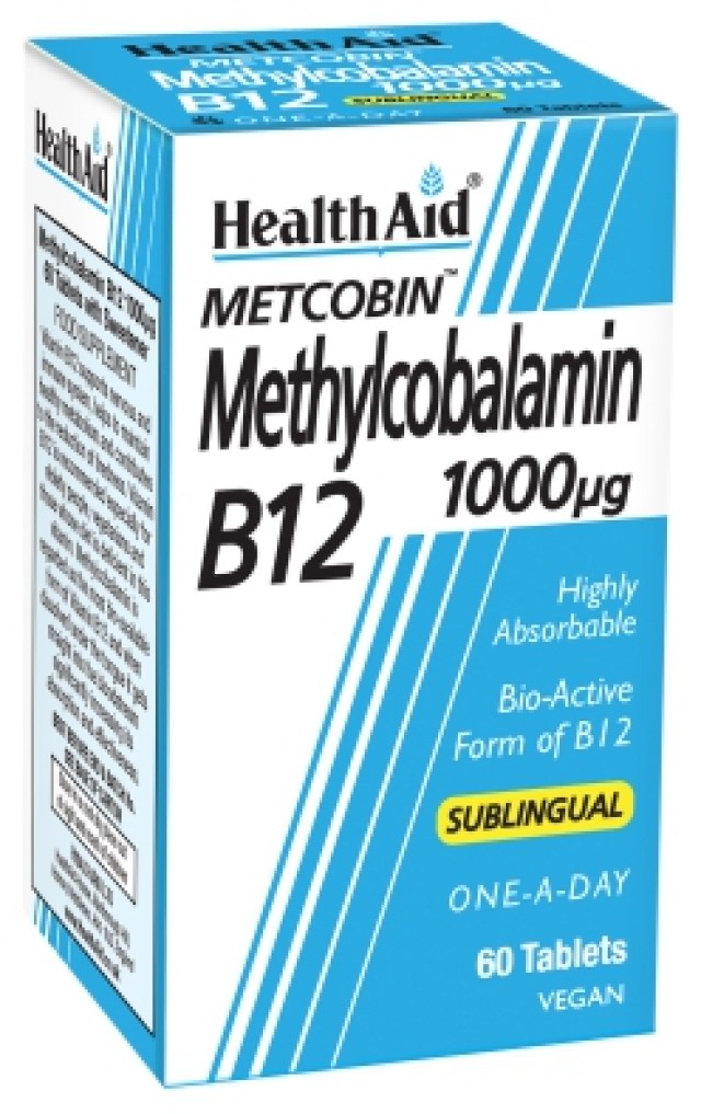 Health Aid Metcobin B12 1000 μg 60 tabs product photo