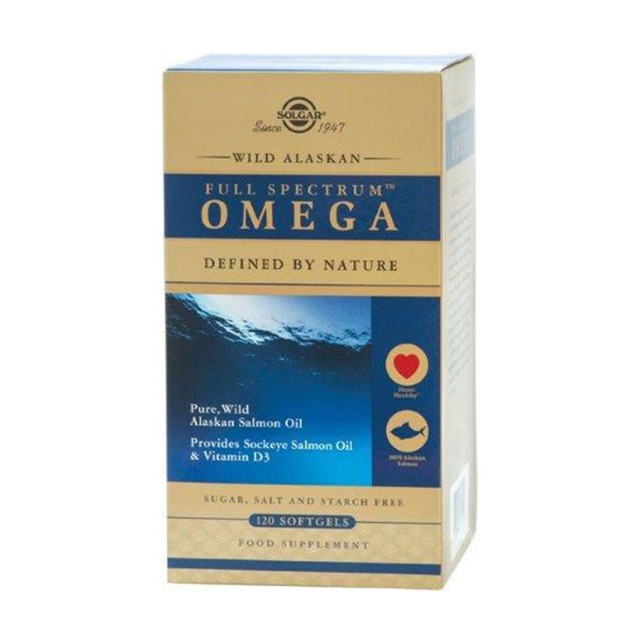 Solgar Wild Alaskan Full Spect 120 Omega Soft. product photo