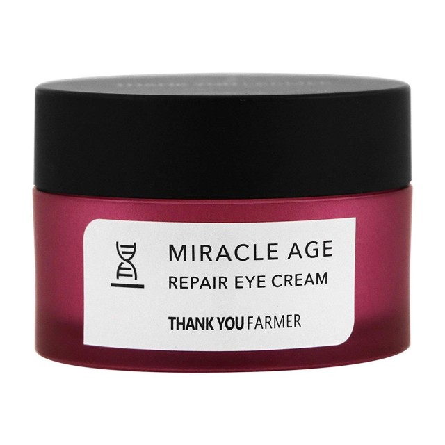 Thank You Farmer Miracle Age Repair Eye Cream Αντιγηραντική Κρέμα Σύσφιξης & Λάμψης της Ευαίσθητης Περιοχής των Ματιών 20gr product photo
